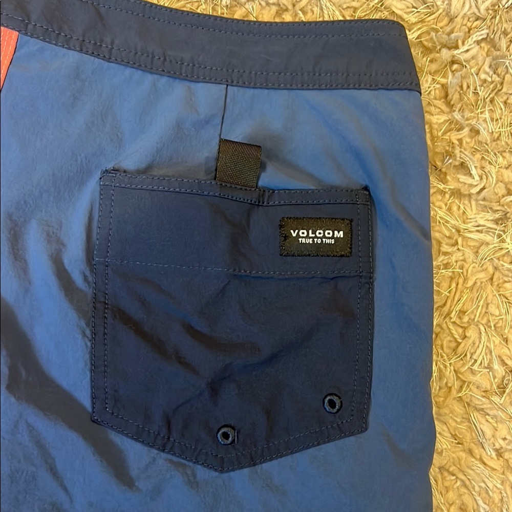 Volcom Two-Tone Board Shorts size 32 SNAPPED LIBERATOR TRUNKS BAJA INDIGO - Picture 5 of 9
